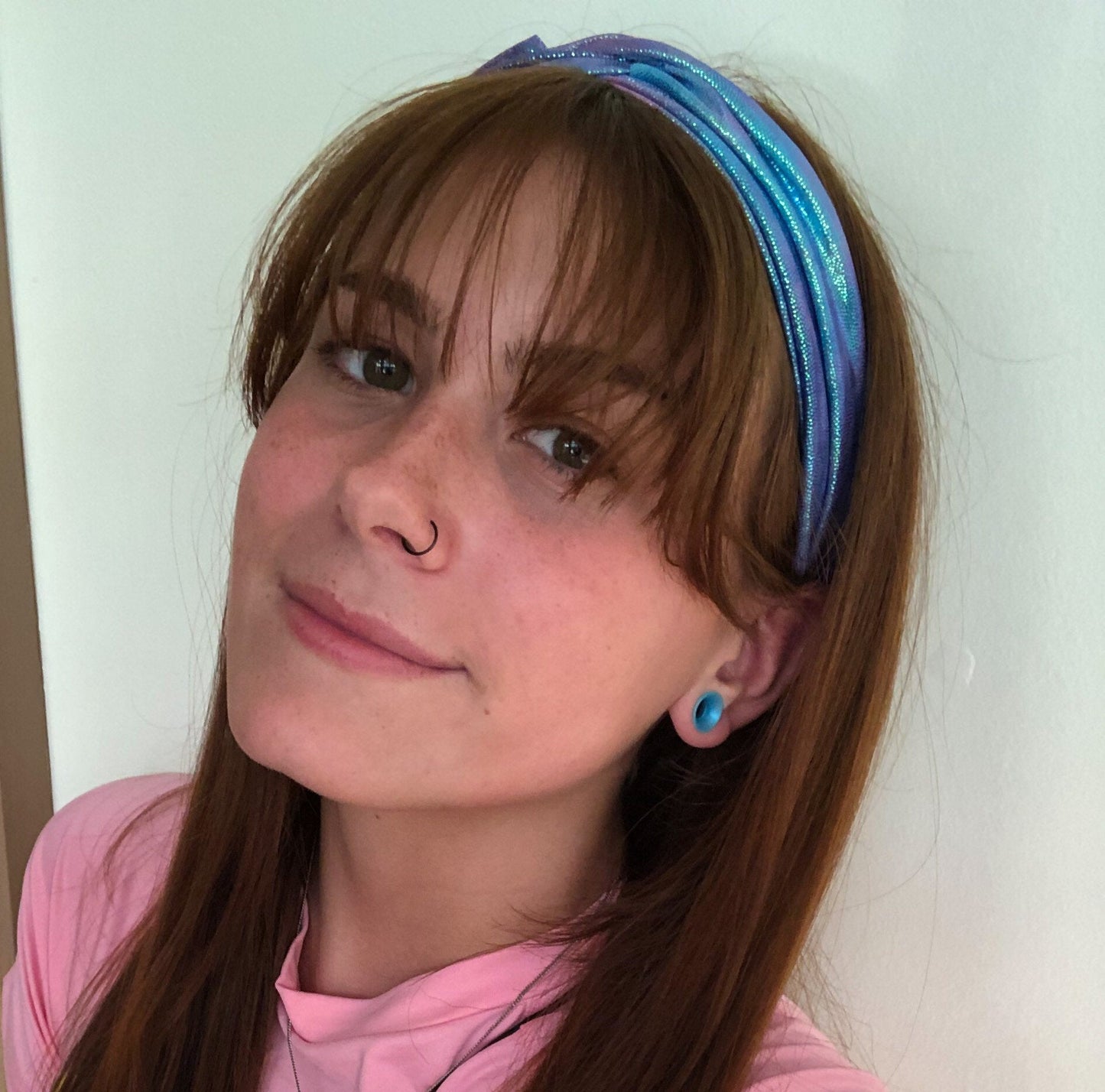 Wide Reversible Headband. 2 Tie-Dye Colors Available. Stretchy and Comfortable for All Day Wear