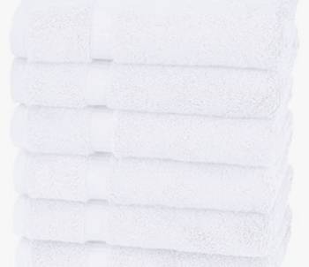 Intertwined Hearts Embroidered Towel. Scroll Hearts with color change