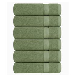 Embroidered Monogram Guest Hand Towel. Beautiful Monogram Letter with Embellishment. Choice of Color Combination