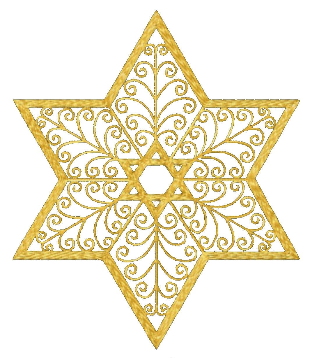 Embroidered Star of David Judaica Throw Pillow Cover. 18” x 18” Cotton pillow cover. Choice of 5 different Stars and 19 Pillow Colors