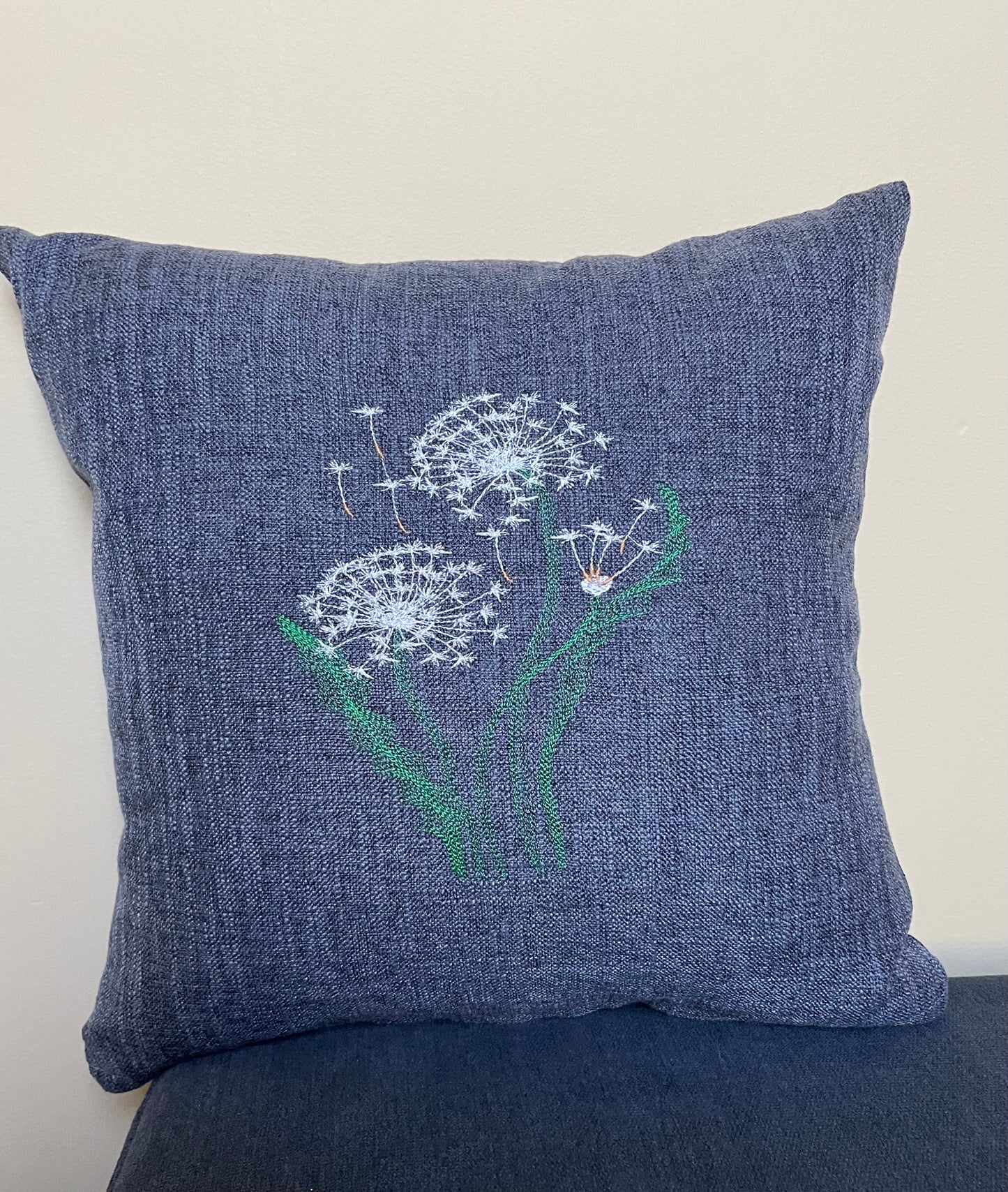 Dandelion Throw Pillow Cover 16" x 16" Cotton