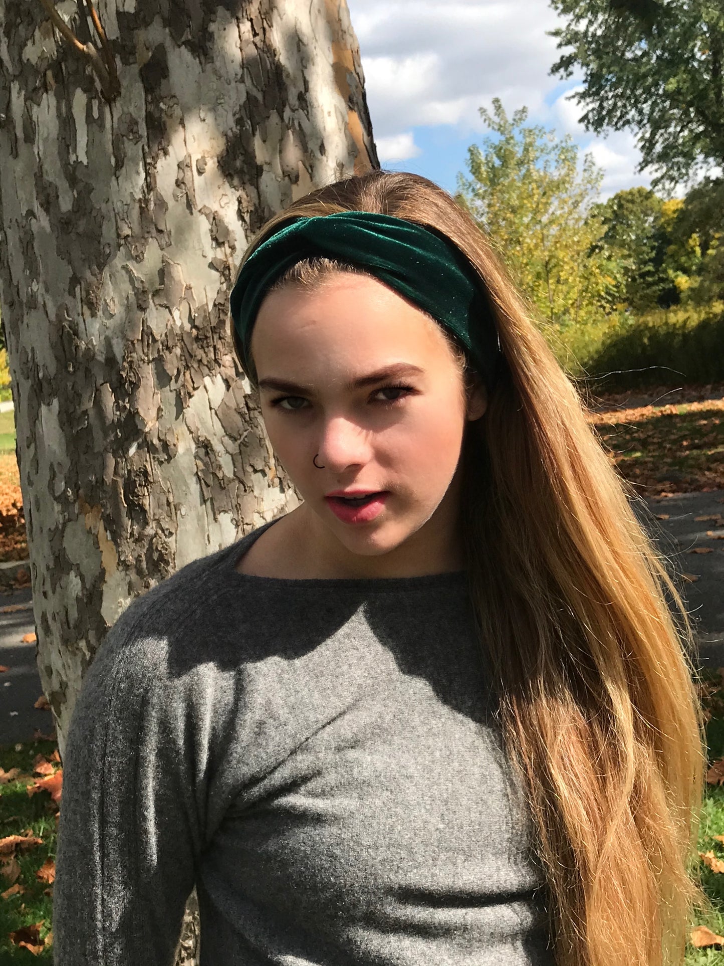 Velvet Twist Knot Headband. Gorgeous Fall and Winter Colors. Stretch Velvet. Made in USA