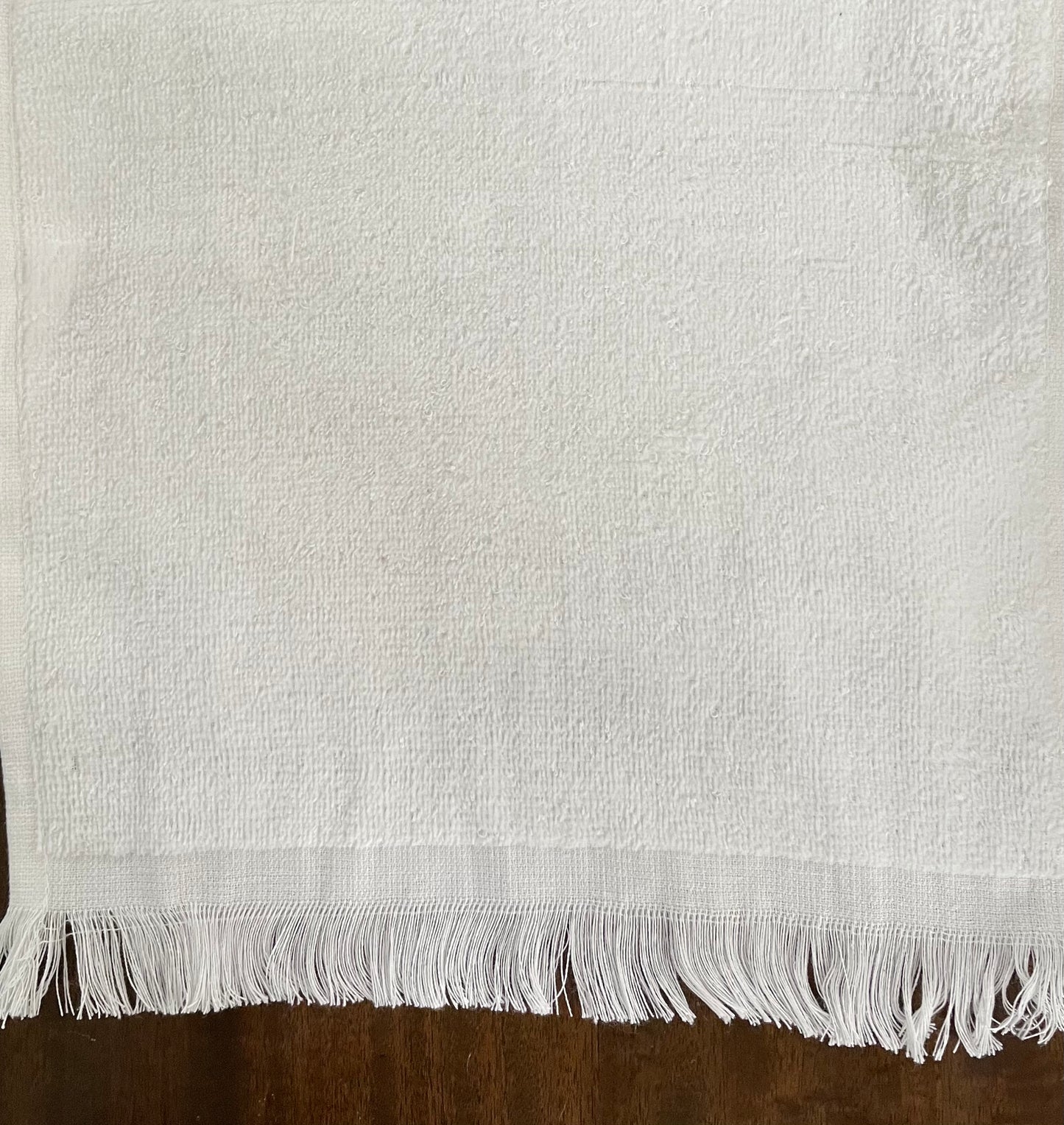 Compass Rose Embroidered Bath Hand Towel. Beautifully Detailed