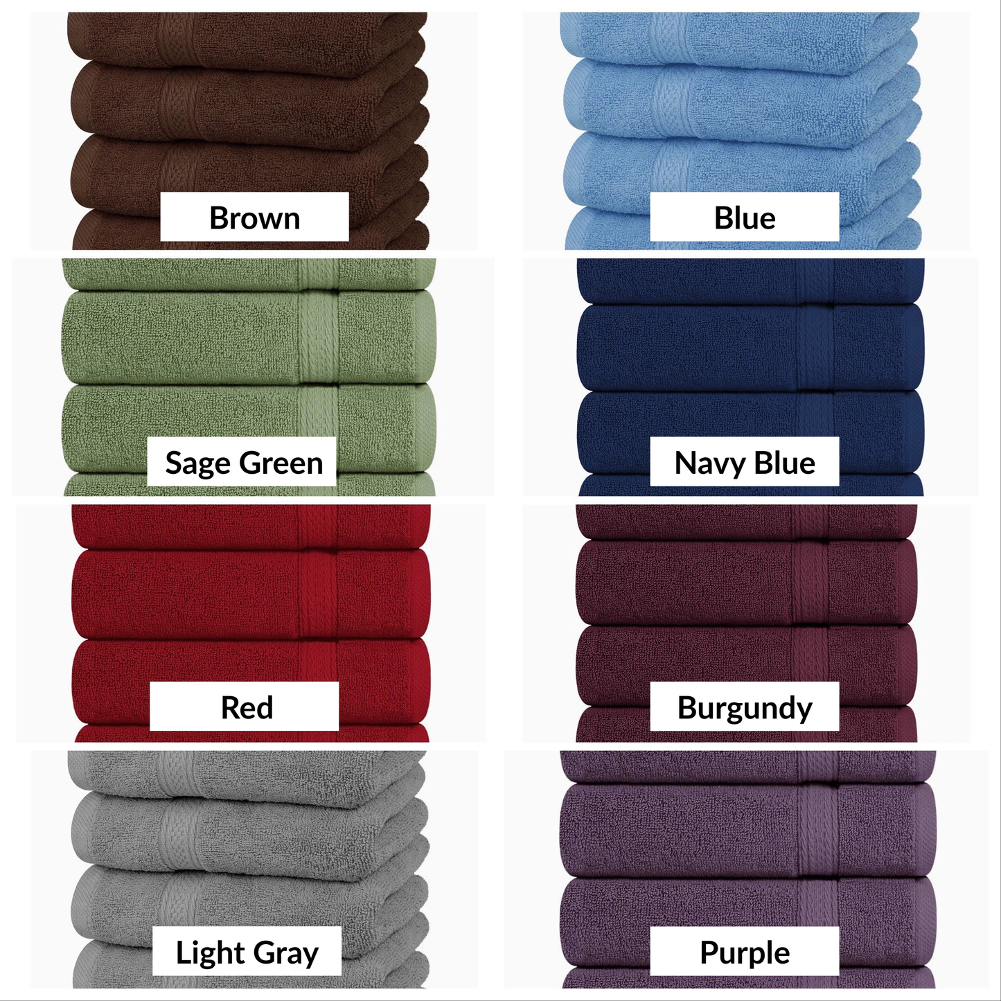 Seahorse Embroidered Bath Hand Towel. Beautifully Detailed Vibrant Orange Shades