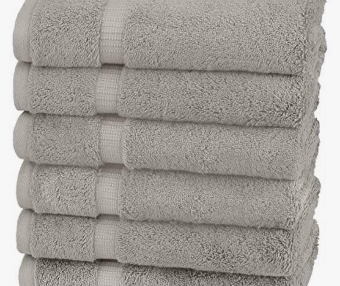 Embroidered Hanukkah Dreidels Bath Towels. 100% Cotton Hand or Fingertip Towel