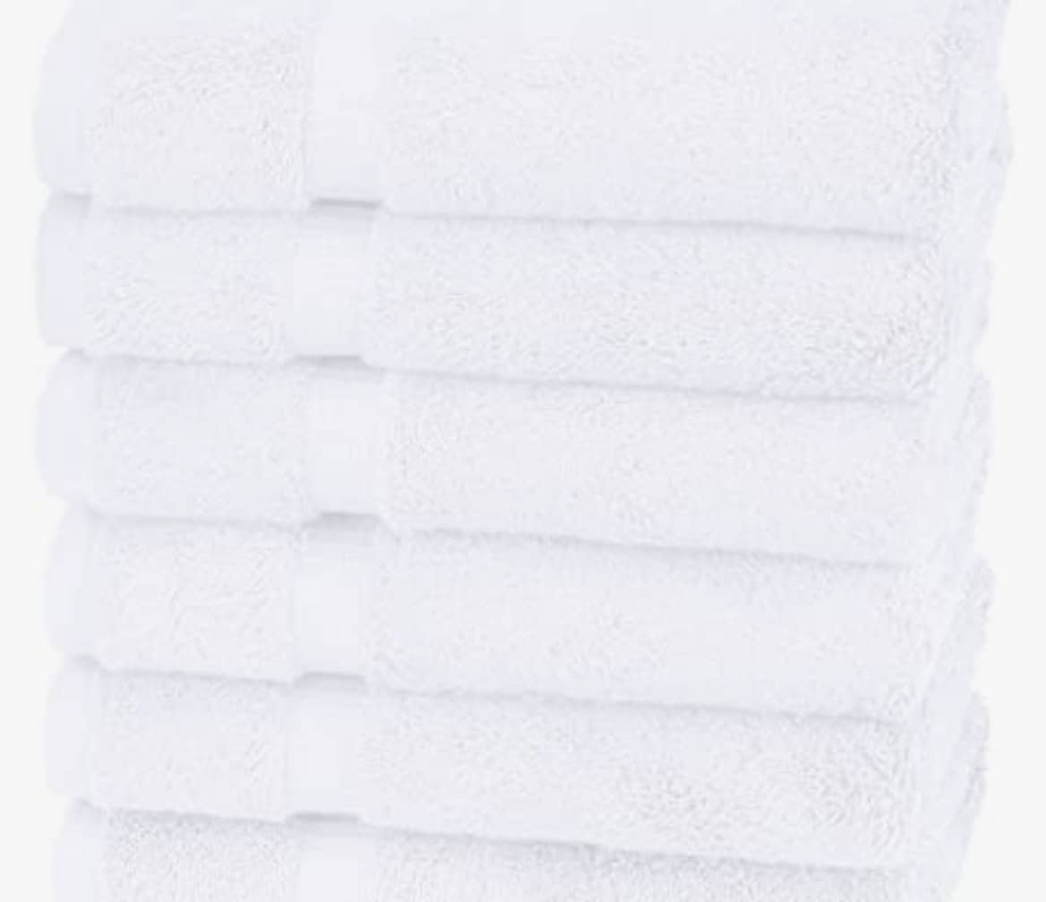 Autumn Pumpkins Embroidered Bath Towels. 100% Cotton Hand or Fingertip Towel