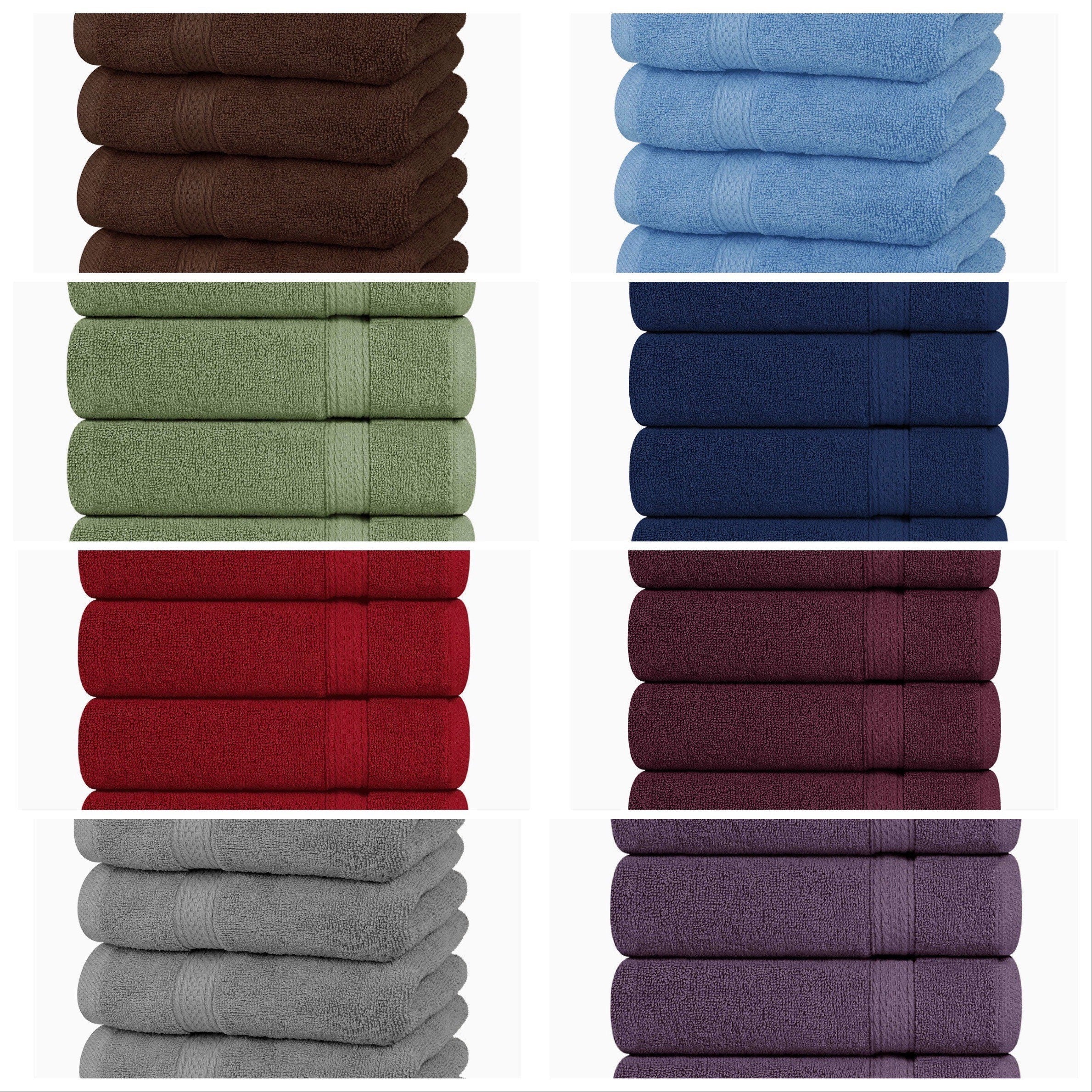 Christmas red bath online towels