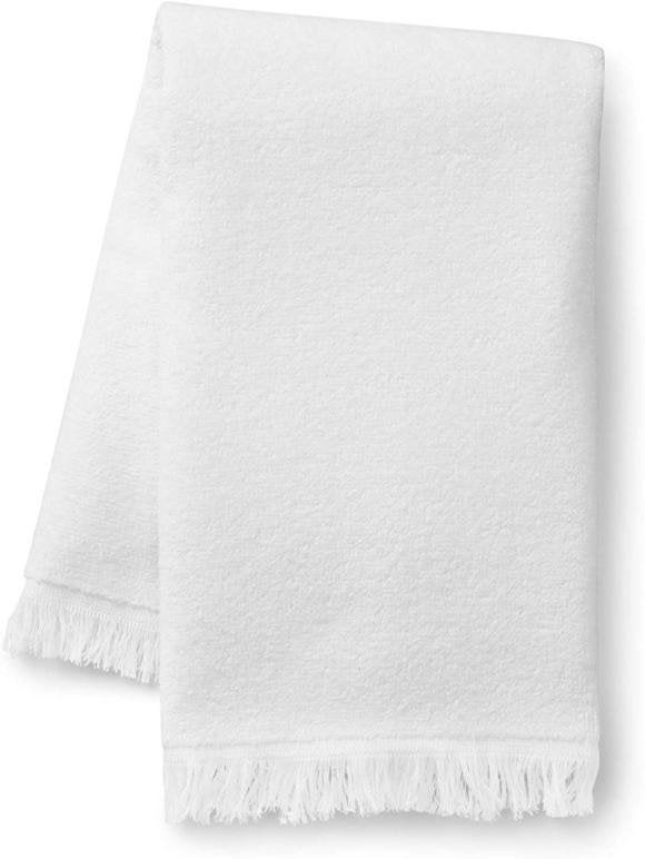 Embroidered Winter Christmas Guest Bath Towels. 100% Plush Cotton Hand or Fingertip Towel