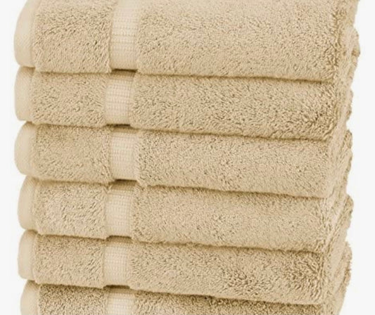 Starfish Embroidered Bath Hand Towel. Starfish on a Beach