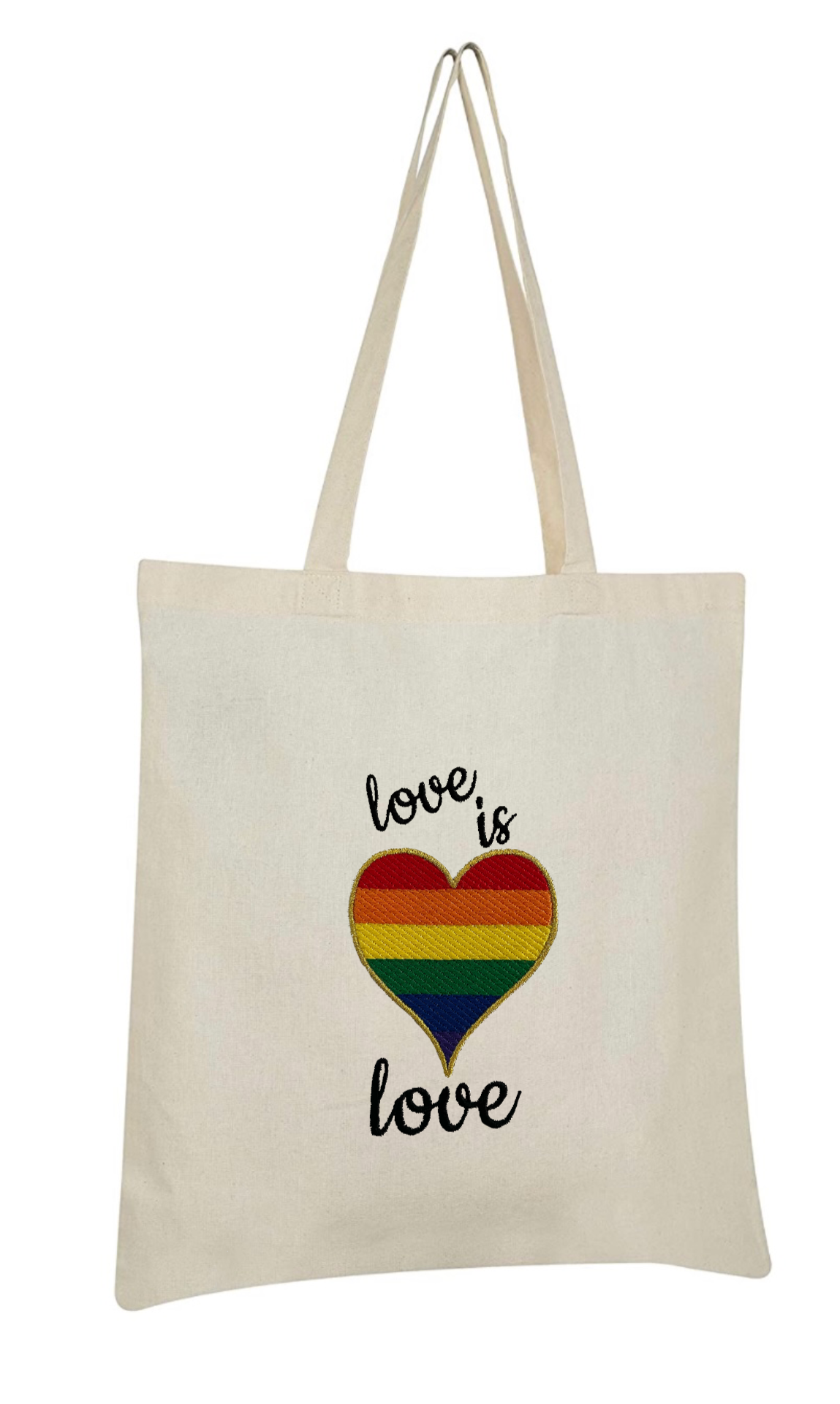 rainbow tote bag